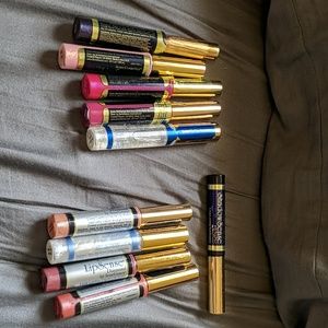 Lot of 9 lipsense gloss and 1 shadowsense